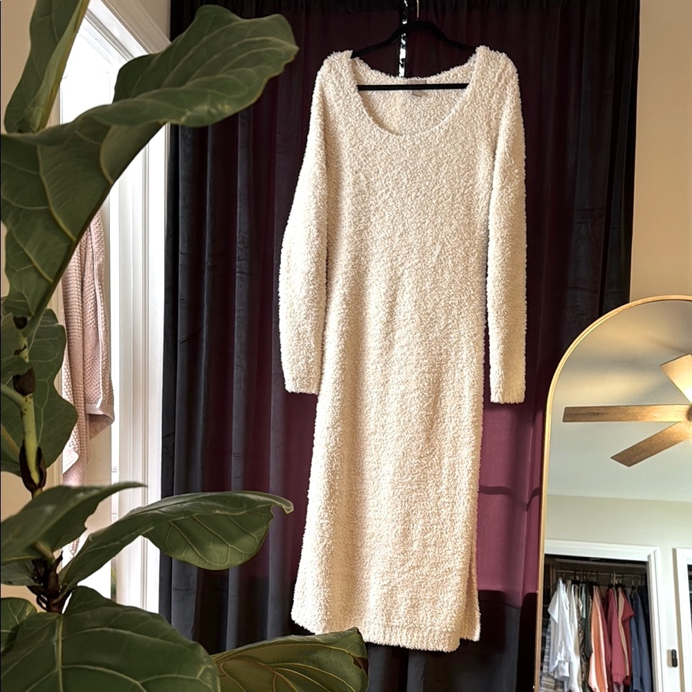 H&M - Fuzzy cream dress
